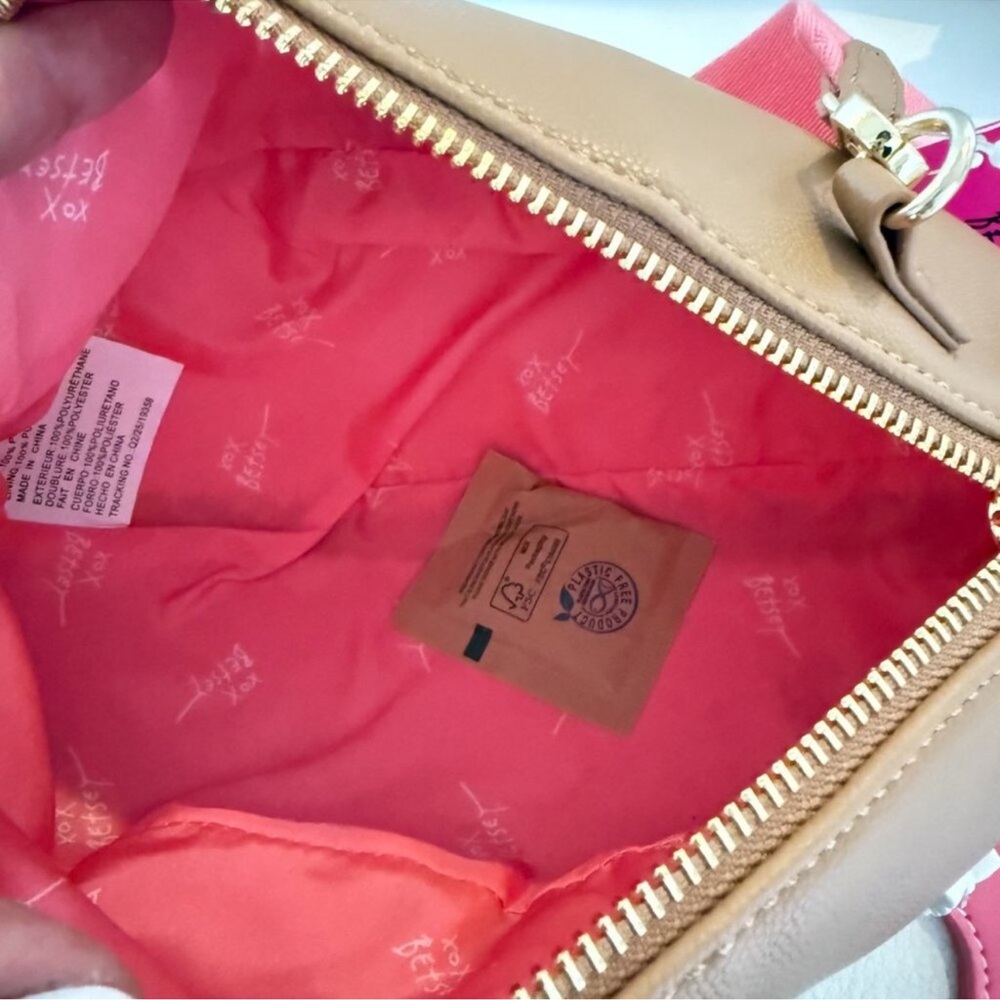 Betsey Johnson Kitsch XOTOSS Football Bag - Picture 9 of 11